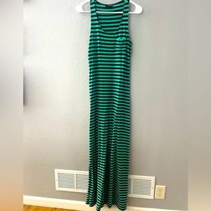 The Limited Racerback Striped Maxi Dress
